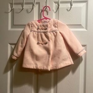 Tahari baby 18 month pink with gray trim & bow jacket vintage